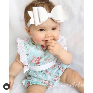 Baby Girl Floral Romper - 9-12 months